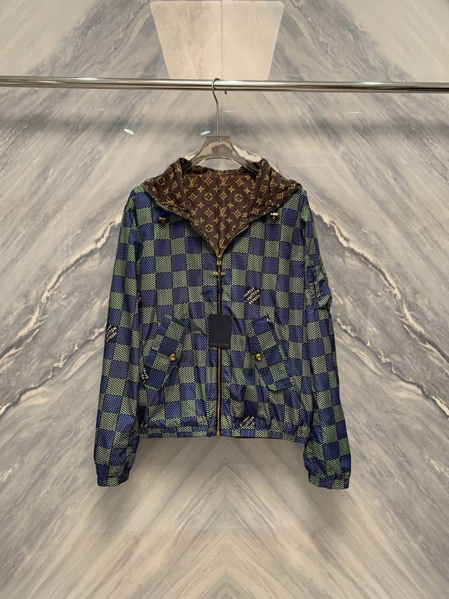 25 Early Fall Item: 1V Monogram Reversible 1V Monogram 2-Sided Jacket, a matchin