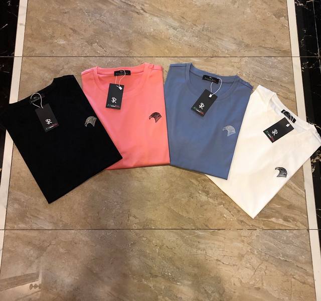 Stef*Ano Ricci's classic embroidered crewneck T-shirt is available now at the St