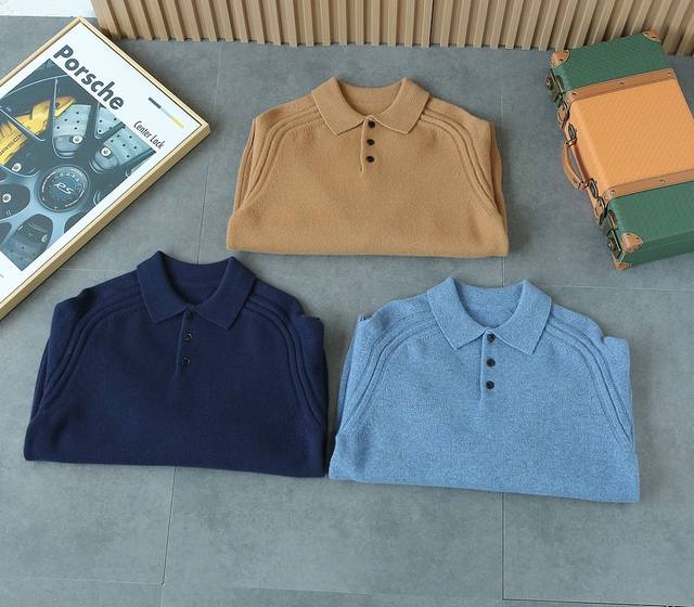 2025 Fall/Winter New Lp Sweater. High-quality wool, simple yet sophisticated. Ex