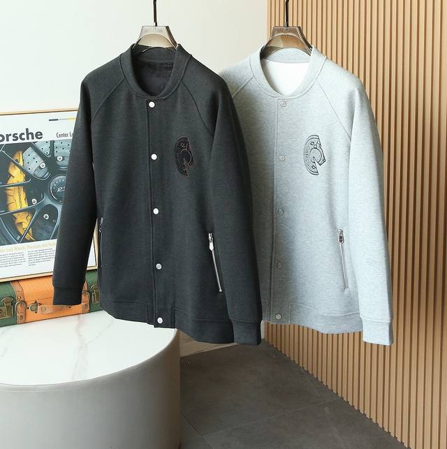 H's 2025 Fall/Winter new round-neck jacket, same style as the official website!