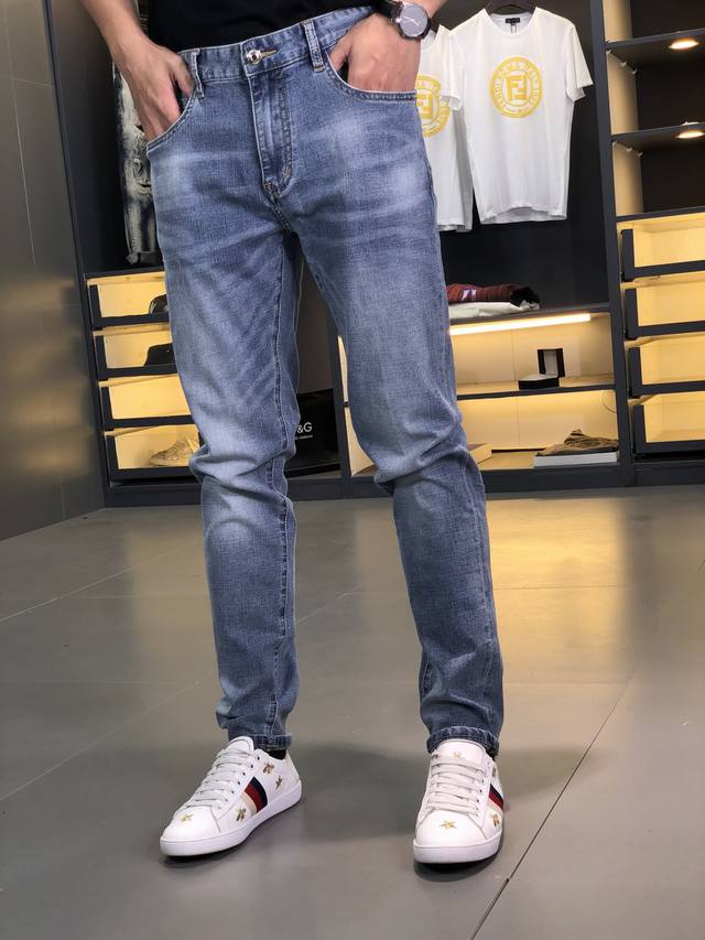 Armani. New spring/summer men's jeans in slightly stretchy fabric, exclusively