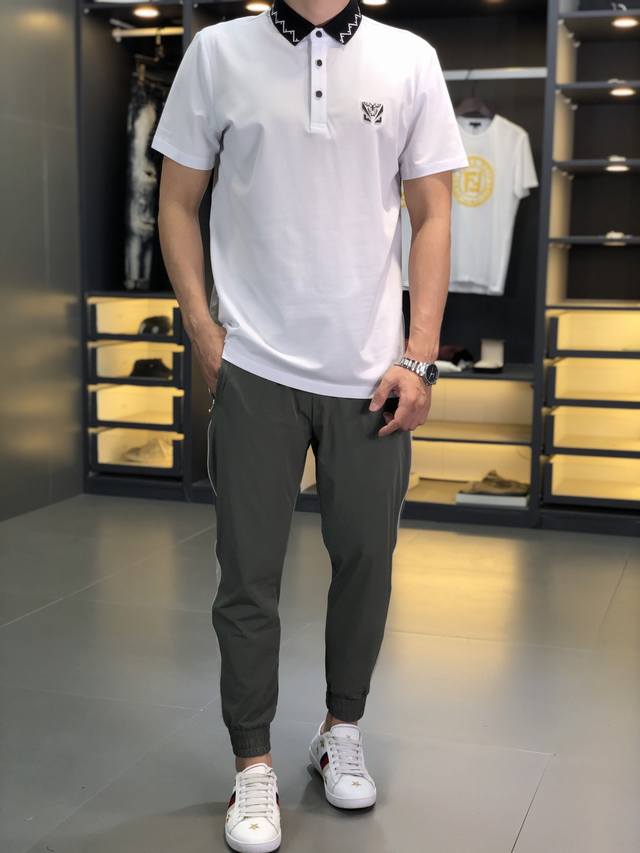 Fendi. Spring/Summer SS collection. A casual polo shirt is also available at ou