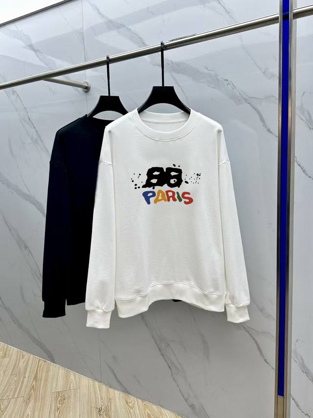 Balenciaga's new, premium, original, fashionable, casual long-sleeved T-shirt a