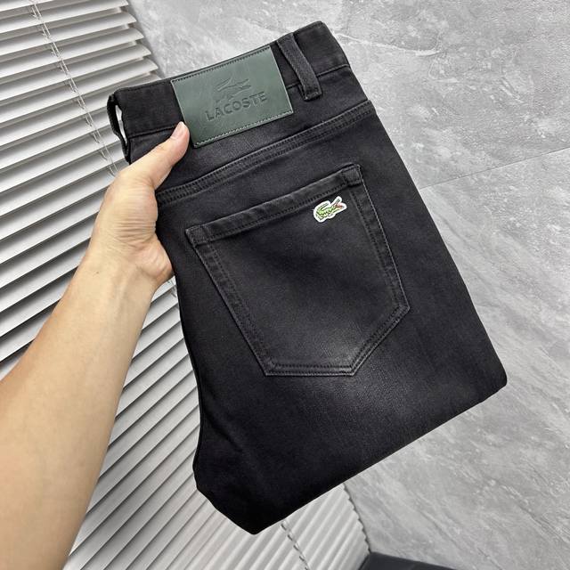 Crocodile''2025Ss autumn and winter new heavy-duty casual jeans, imported high-