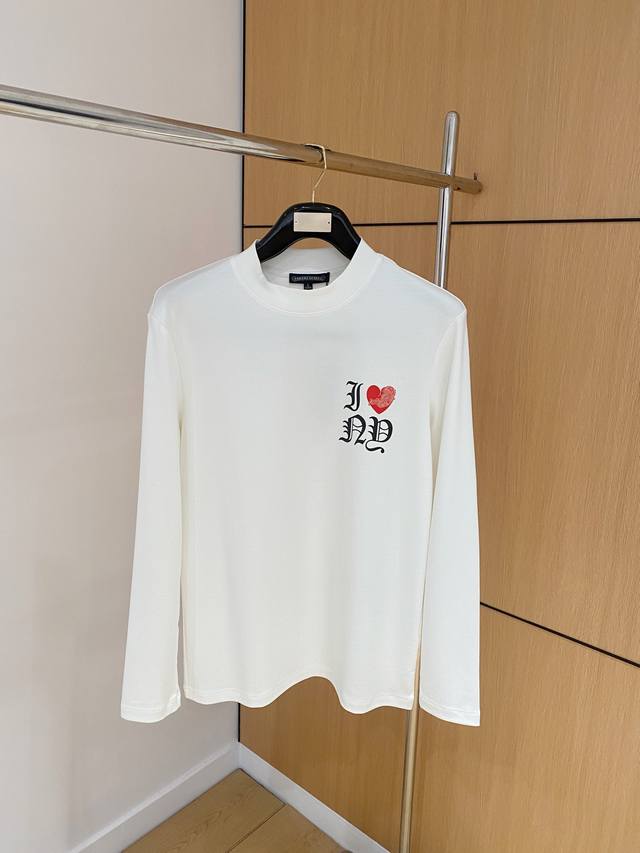 New autumn and winter counter fashion casual base shirt long-sleeved T-shirt, s