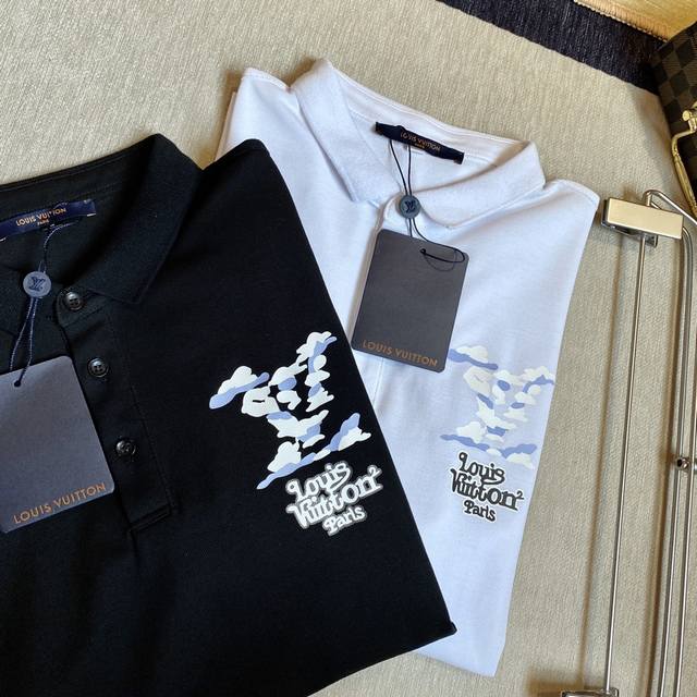 Louis Vuitton: The latest spring/summer men's short-sleeved lapel T-shirt from t