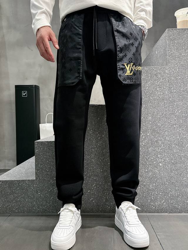 2025 New Lv *Fit version M-Xxxl Y Top black imported fusion design autumn and wi