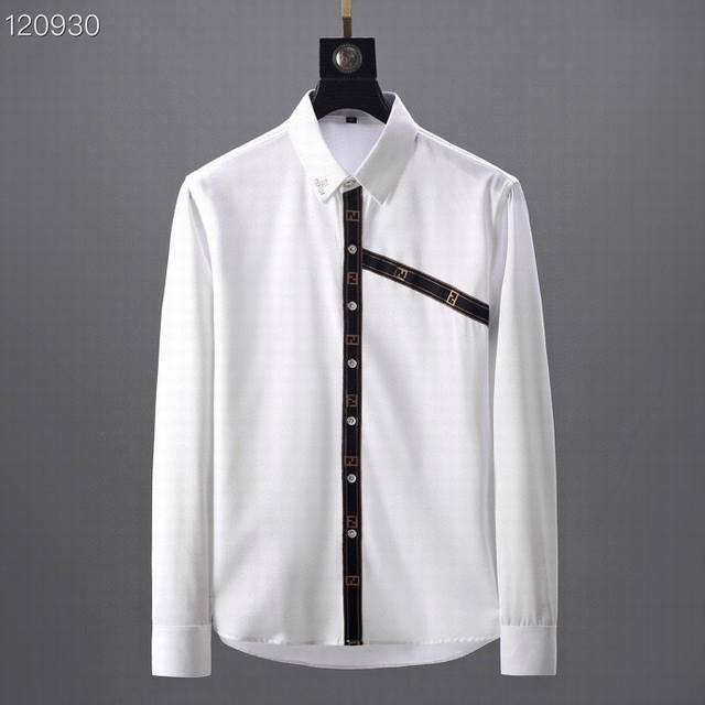 Fendi. New short-sleeved shirt, made from premium custom fabric. Classic, pill-