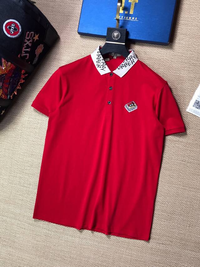 Special price Burberry 20Ss summer new embroidered lapel T-shirt polo shirt, em