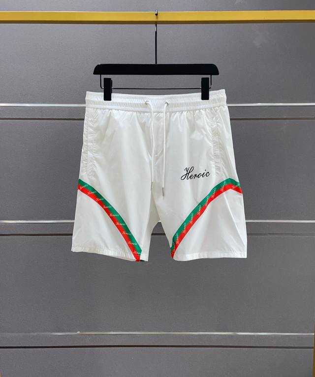 Gucci* new summer beach shorts imported custom fabrics, breathable, thin, smooth
