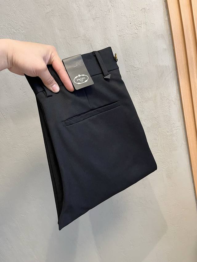 Prada casual pants, trousers, new season styles, high-end custom pants, special