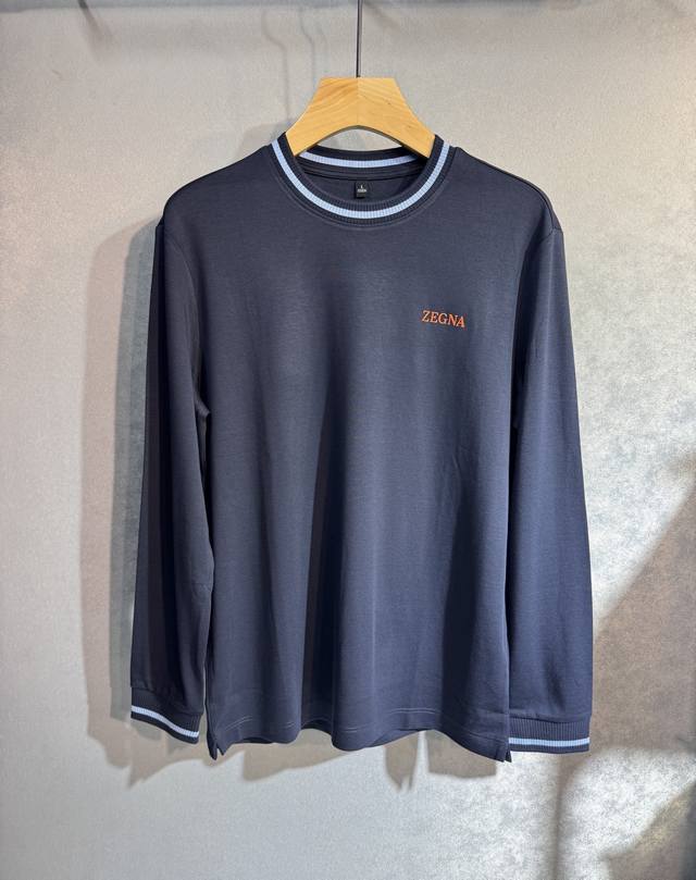 Zegna's new autumn/winter 2025 collection features a stylish, casual long-sleev