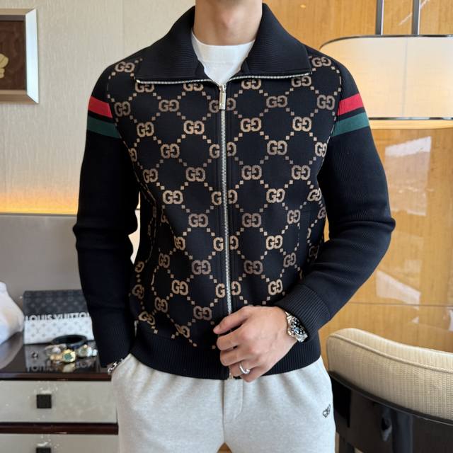 Gucci's 2025 Fall/Winter hit, a premium knitted jacket made from custom-made hi