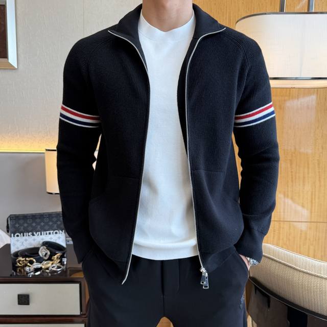 Tb 2025Ss Fall/Winter hit, premium knitted jacket, custom-made from high-quality