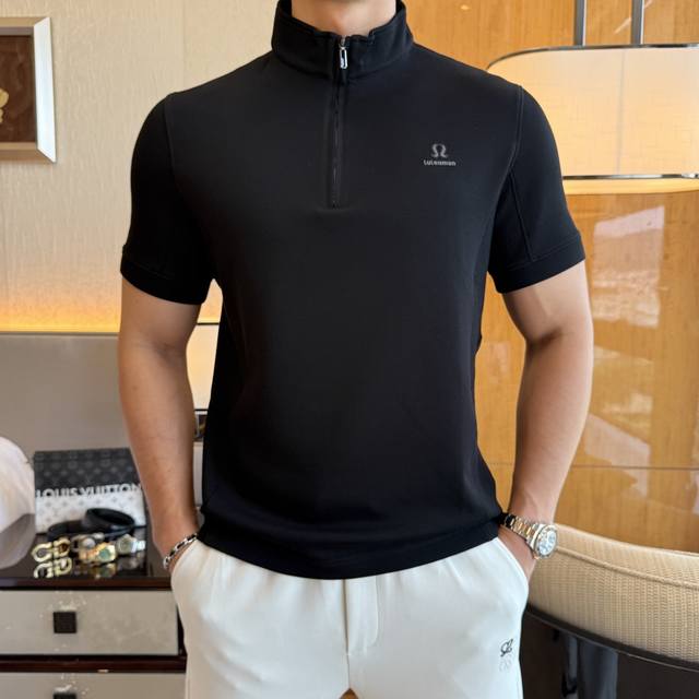 Lulu -2025Ss Autumn and Winter Short-Sleeve Base Shirt Series! A must-have for b