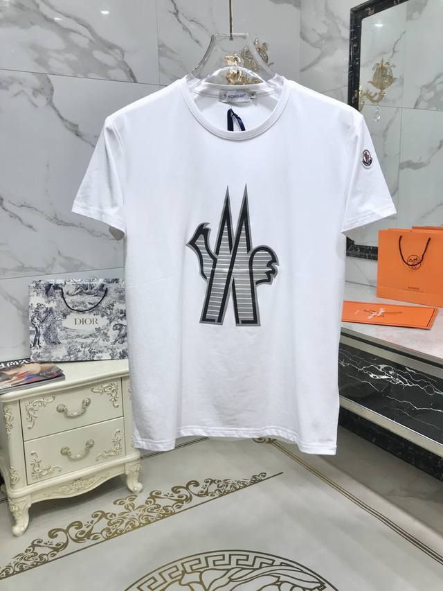 M*Oncler D002 Moncler 20Ss Spring/Summer short-sleeved T-shirt, a European custo