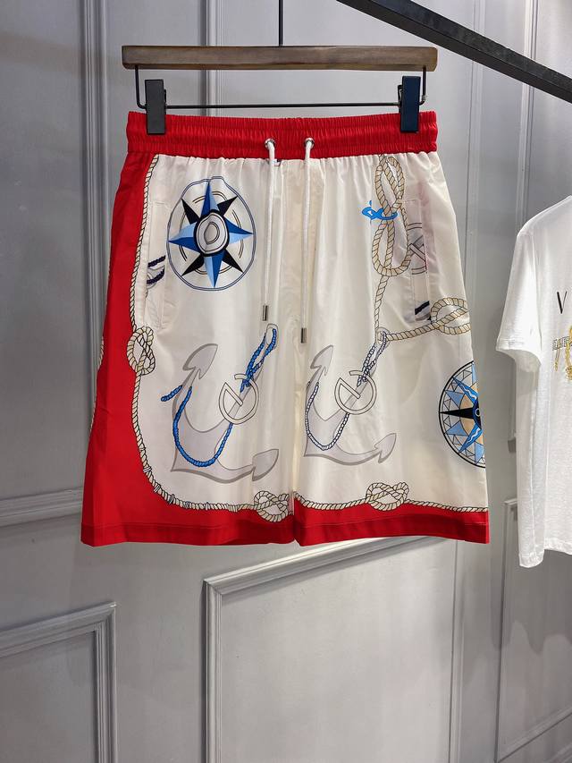 Hermes new summer beach shorts shorts imported custom fabrics breathable, light