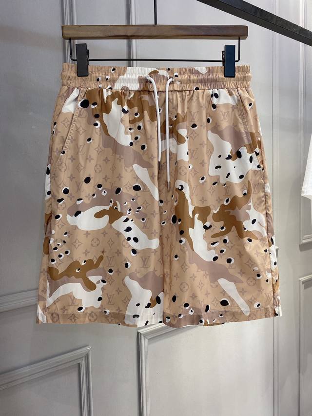 Lv New summer beach shorts imported custom fabrics breathable, light and smooth