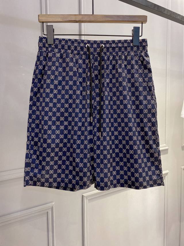 Gucci's new summer beach shorts shorts imported custom fabrics breathable, light
