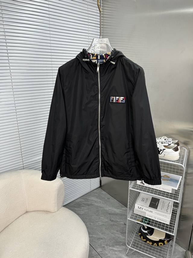 Fendi exclusive new original men's jacket, double-sided, specially supplied thro