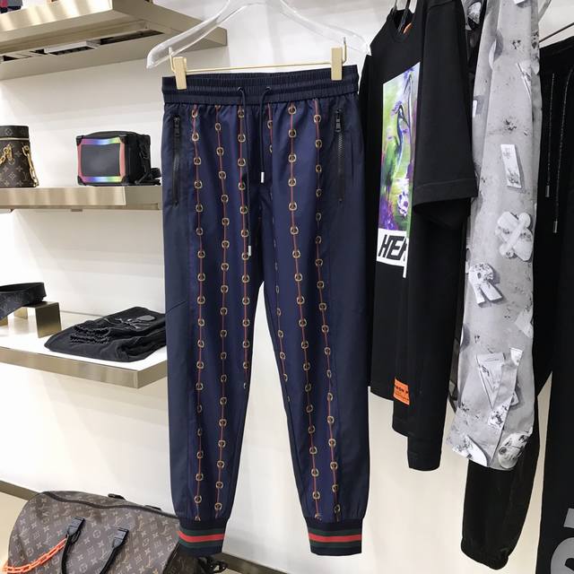 Gucc 20S new sweatpants, re-released after a second fabric upgrade. Made with a