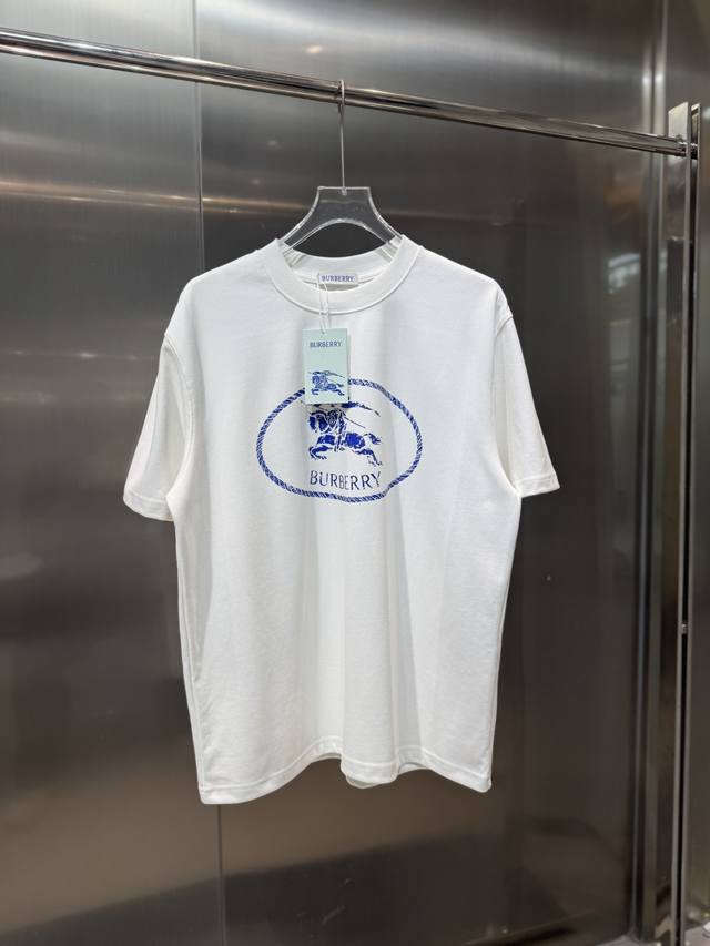 Burberry 2025 autumn and winter new heavy-weight short-sleeved Fabric: 340g doub