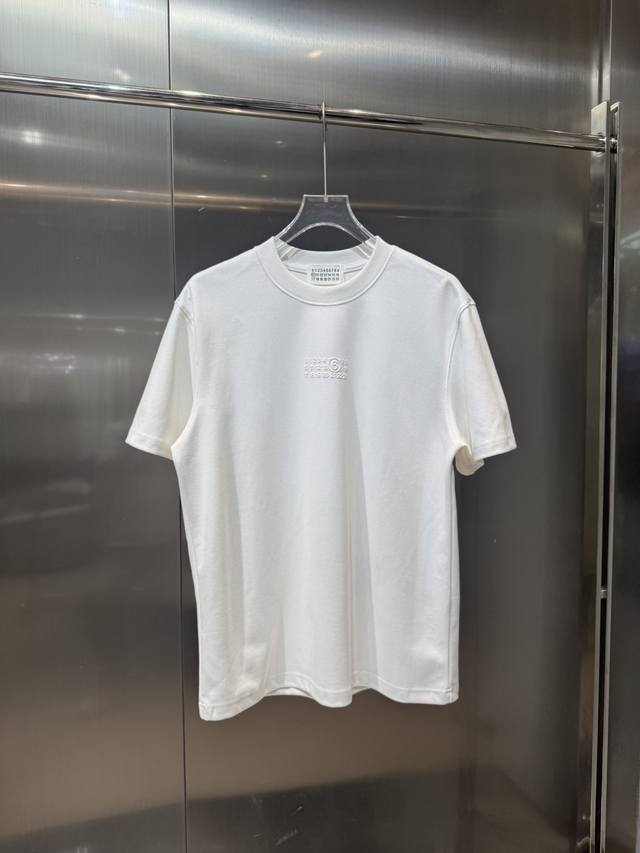 Maison Margiela 2025 autumn and winter new heavy-weight short-sleeved Fabric: 34