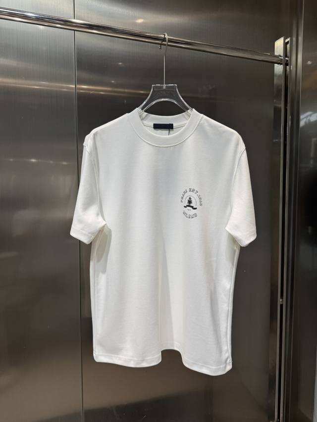 prada 2025 autumn and winter new heavy-weight short-sleeved Fabric: 340g double-