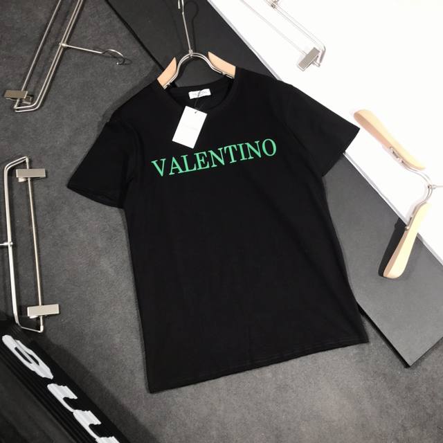 Vltn Valentino's latest mint color classic Vltn letter print 20Ss G mesh sync gr