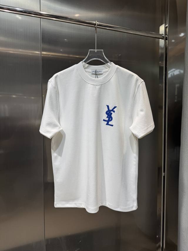 Ysl 2025 autumn and winter new heavy-weight short-sleeved Fabric: 340g double-si