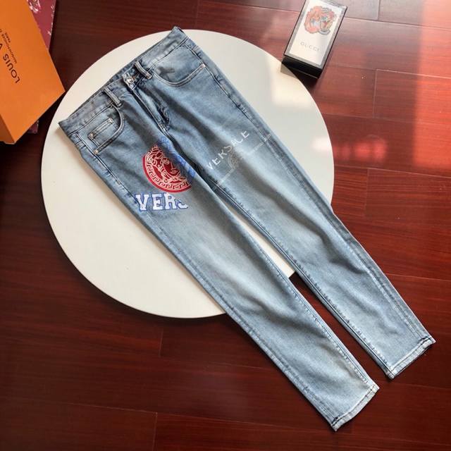 Exquisite Versace - New Spring/Summer Jeans. Secret 100% cotton denim, crafted w