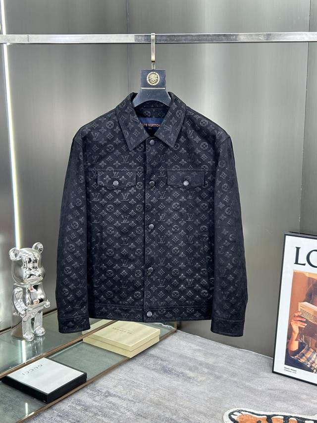 Lv official website same style, 2025Ss new men's jacket, counter custom original