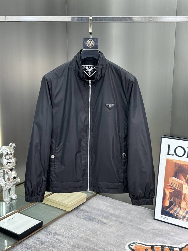 Same style as the official Prada website, 2025Ss new men's jacket, custom-made a