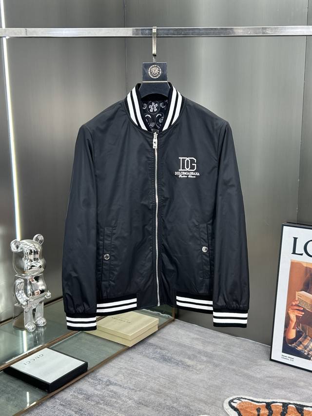 Dg Double-sided wear, same style as the official website, 2025Ss new men's jacke