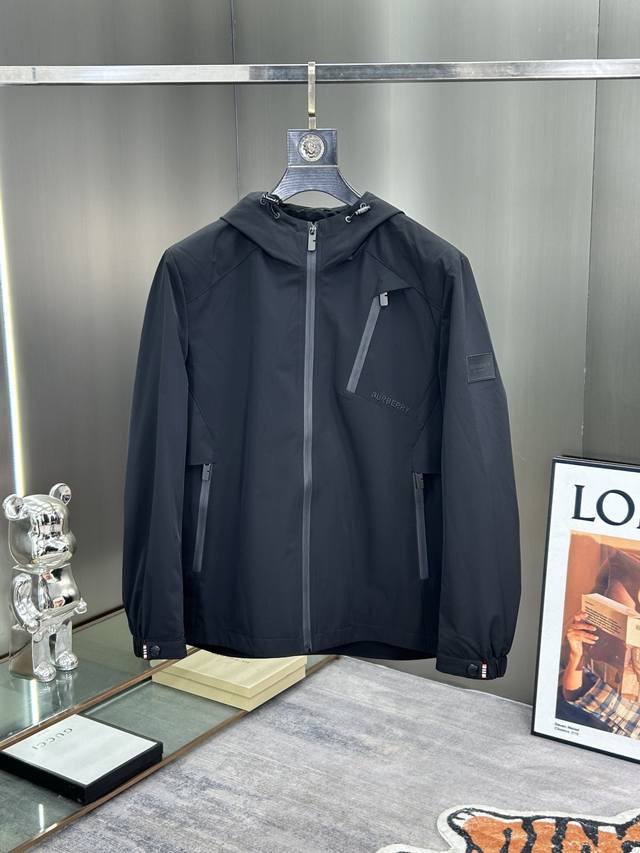 Same style as the official Burberry website, 2025Ss new men's jacket, custom-mad