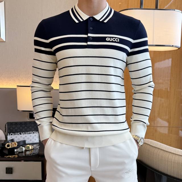Gucci's Autumn/Winter 2025 polo sweater is a must-have for casual and fashionabl