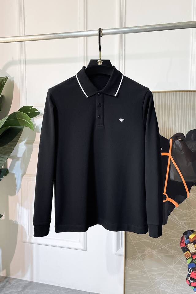 Dior's 2025 Fall/Winter bestseller, a long-sleeved polo T-shirt. A must-have fo