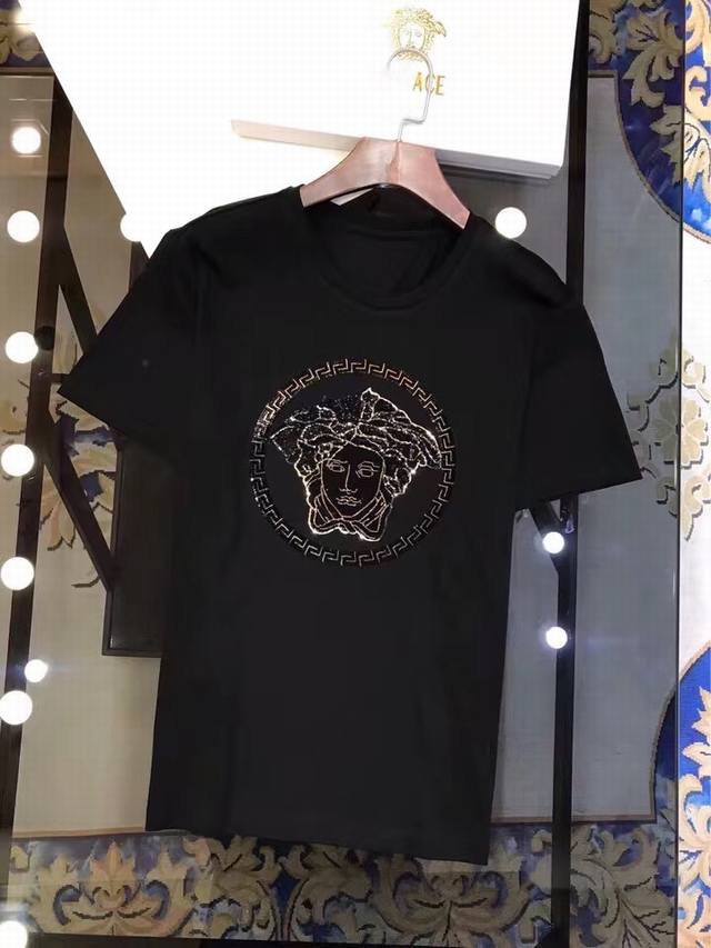 Versace Spring and Summer New Arrivals Brand Design Pattern Hot Diamond Heavy Cr