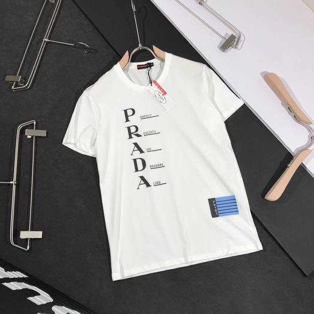 Rrada Prada vertical lettering print, latest official website model 20Ss G netwo