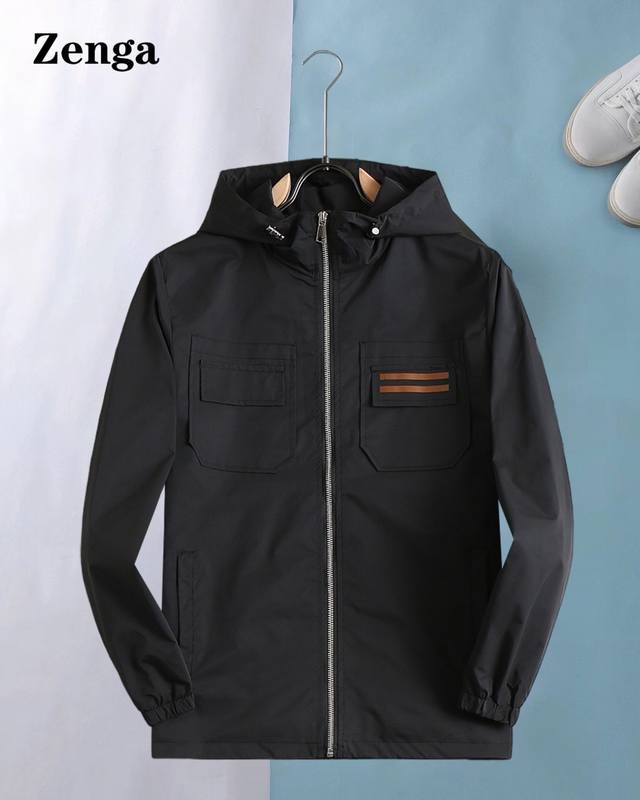 Zegna's new spring 2025 stylish casual jacket, made from imported technical fab