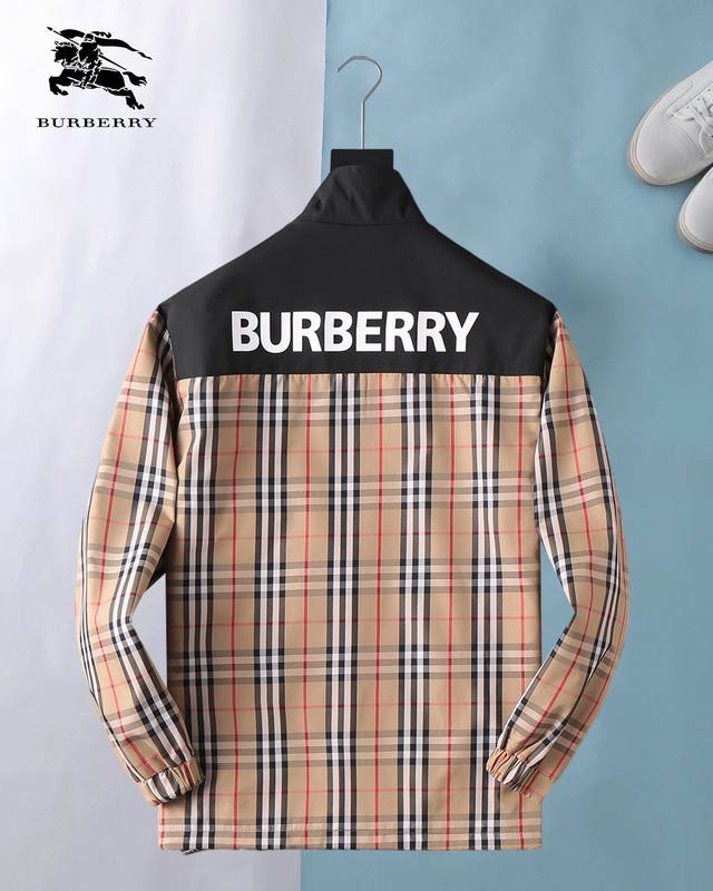 Burberry's new 2025 spring fashion casual jacket, made of imported high-tech fa