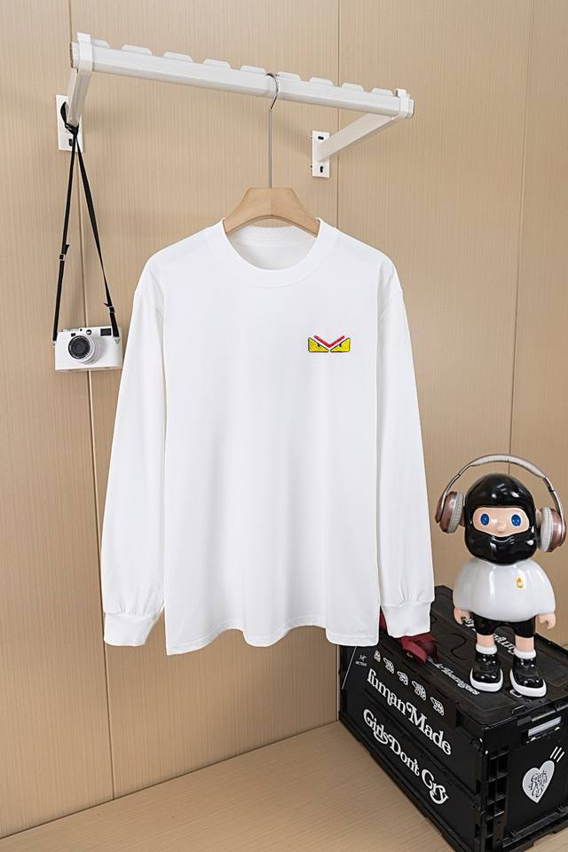 Fendi 2025Ss autumn and winter fashion long-sleeved sweatshirt high-end custom c