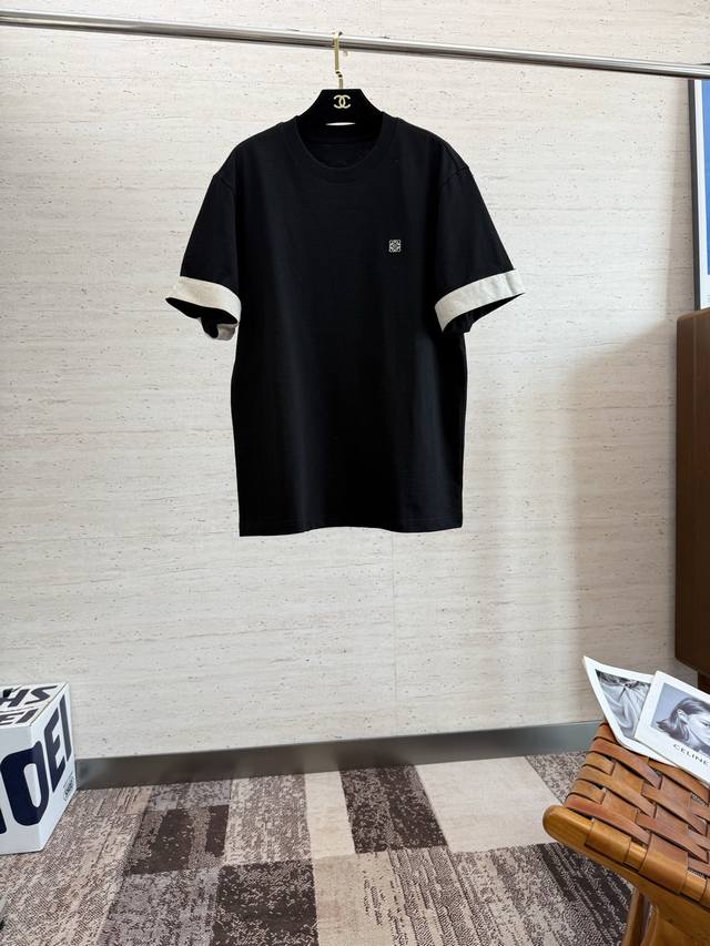 Loe25S autumn men's round neck short sleeves are very stunning. Made of pure cot