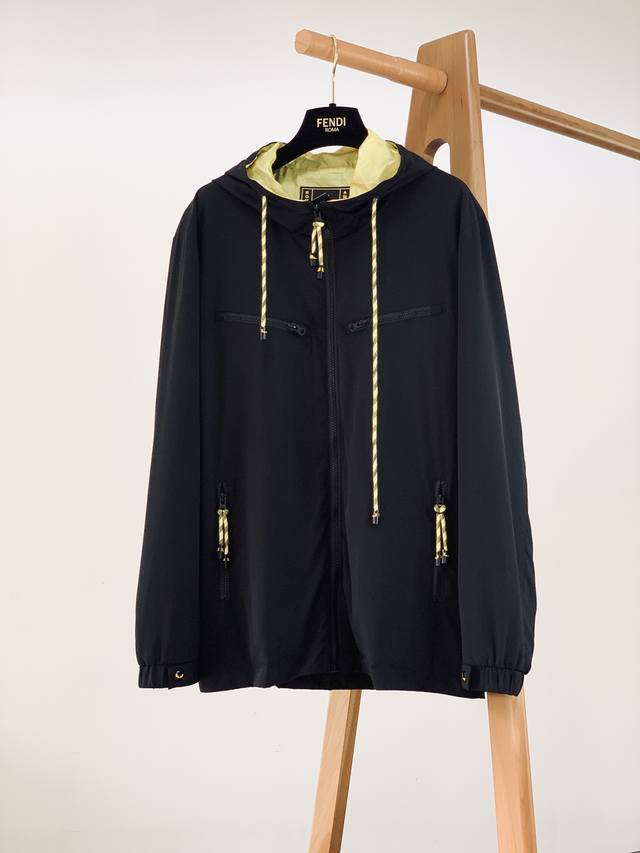 Fendi 2025 Early Fall New Arrival Little Monster Series Hooded Jacket. Made from