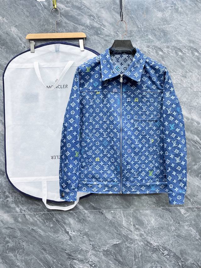 Louis Vuitton's new Autumn 2025 men's denim jacket, a high-end model! Custom-ma