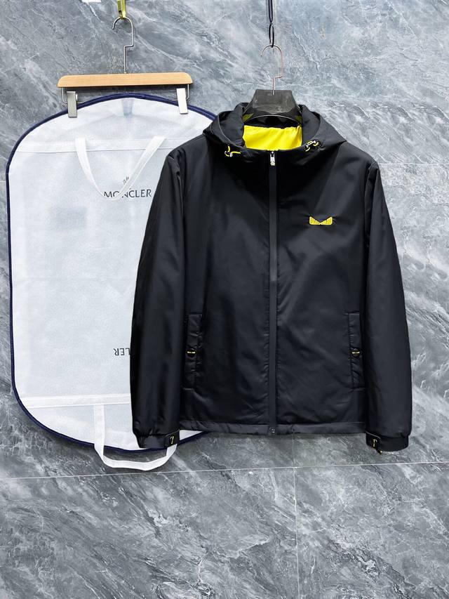 Fendi's new fall 2025 men's jacket, a high-end version! Custom-made fabrics are