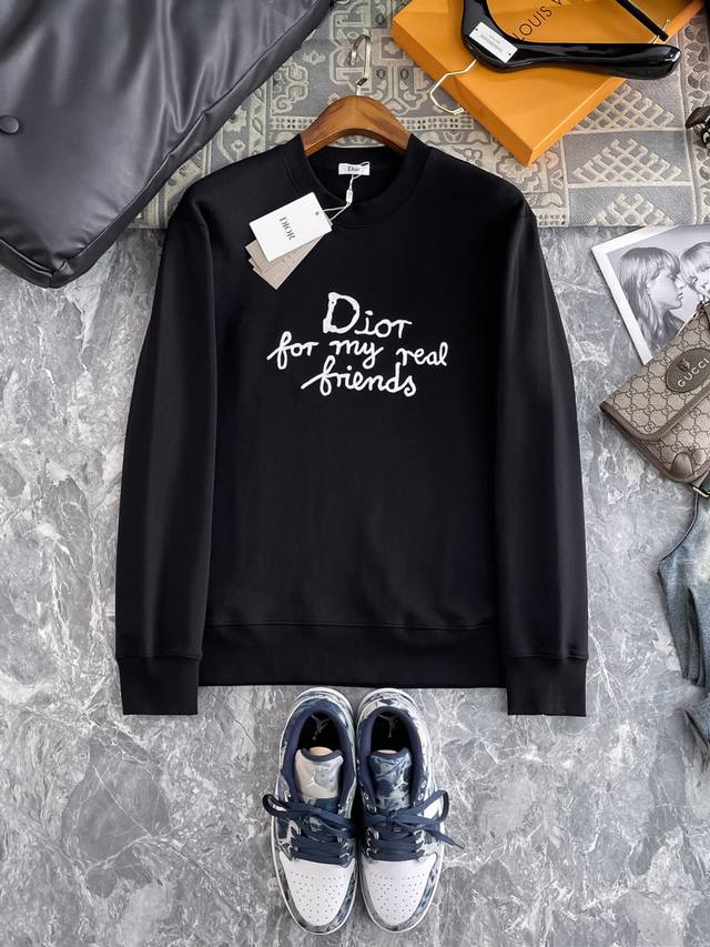Dior sweatshirt 2025 autumn and winter latest series, counter 1:1 top replica,