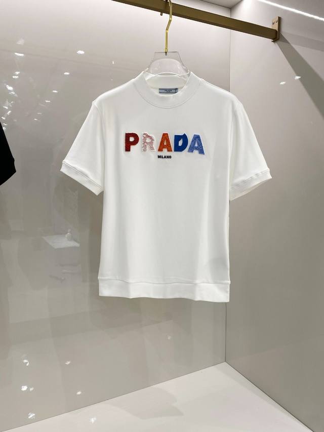 Prada's latest early autumn short-sleeved bottom fabric is made of Xinjiang lon