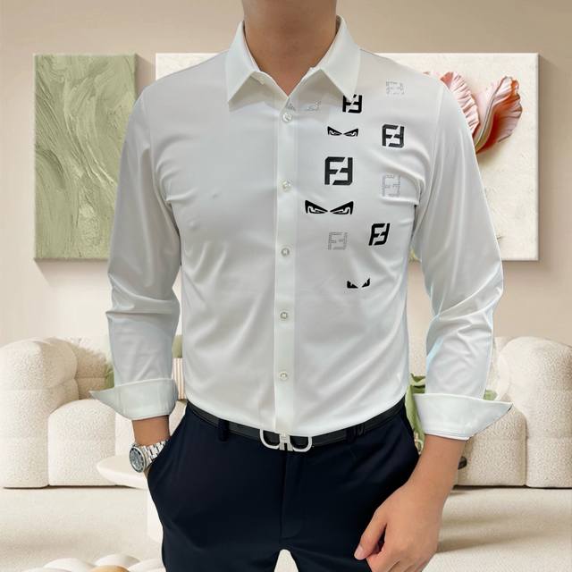 Fend's high-end casual collection! 2025 Early Fall new arrival, casual long-slee