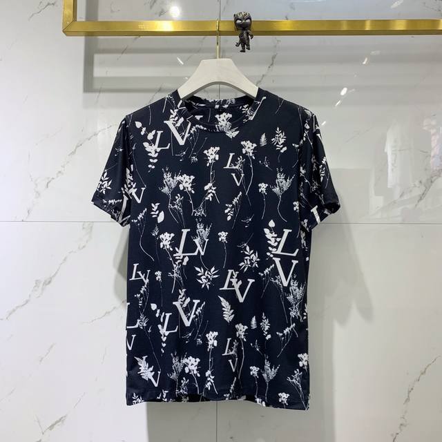 Lv spring and summer new wheat ear print short HD digital direct printing proces